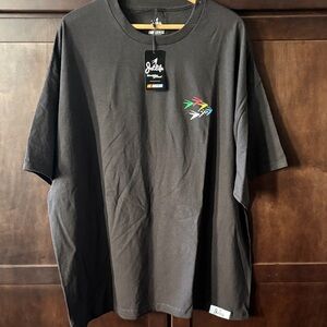 Nascar x Jetlife Black Tee with Colorful Arrow Design